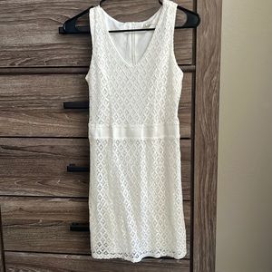 White lace dress
